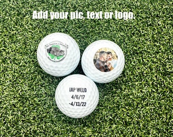 Custom Golf Balls | Personalized Gifts | Wedding Gifts | Anniversary Gifts | Golf Gift | Groomsmen Gifts | Best Man | Wedding Favors | Golf