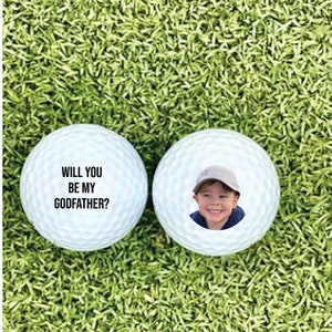 Custom Golf Balls | Personalized Gifts | Godfather Gifts | Godfather Proposal | Golf Gift | Groomsmen Gifts | Officiant Proposal |