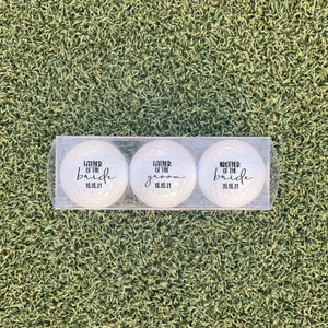 Father of the Bride | Custom Golf Balls | Personalized Gifts | Wedding Gifts | Golf Gift | Groomsmen Gifts | Best Man | Wedding Favors