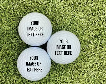 Pelotas de golf personalizadas / Regalos personalizados / Regalos de boda / Regalos de aniversario / Regalo de golf / Regalos de padrinos / Padrino / Favores de boda / Golf