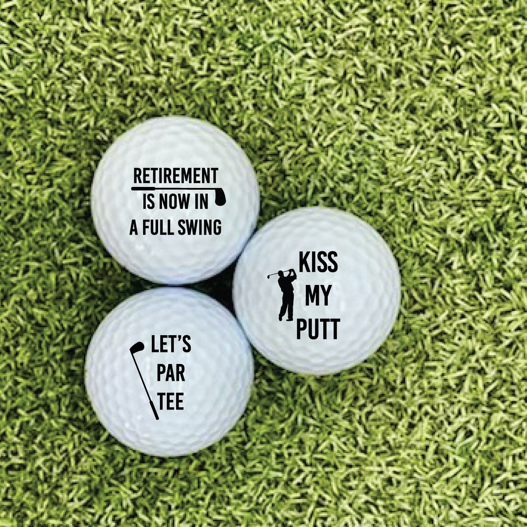 Retirement Golf Balls Retirement Gifts Custom Golf Balls Gifts for Him