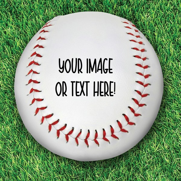 Custom Baseball Ball | Fathers Day Gifts | Baseball Gifts | Custom Photo Baseball | Wedding Gifts | Groomsmen Gifts | Father of the Bride