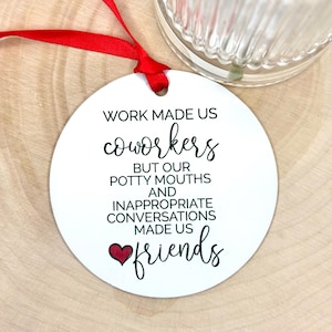 Best Friend Ornament | Personalized Gift | Custom Ornament | Best Friend Gifts | Christmas Ornaments | Christmas Gifts | Christmas Exchange