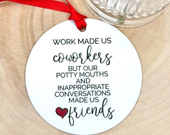 Best Friend Ornament | Personalized Gift | Custom Ornament | Best Friend Gifts | Christmas Ornaments | Christmas Gifts | Christmas Exchange
