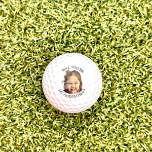 Custom Golf Balls | Personalized Gifts | Godfather Gifts | Godfather Proposal | Sports Gifts For Him | New Dad Gift | Godfather Golf Gift
