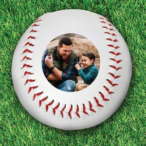 Custom Baseball Ball | Fathers Day Gifts | Baseball Gifts | Custom Photo Baseball | Wedding Gifts | Groomsmen Gifts | Father of the Bride