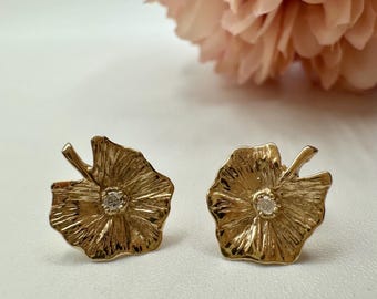 Orecchini A Sfera 3D In Oro Giallo 14K Con Perle 10 Mm – Gioiello Elegante