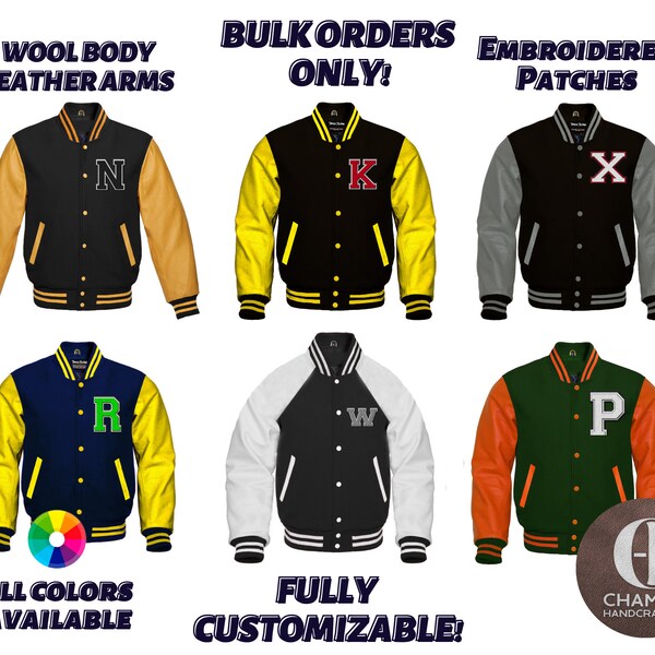 Custom Letterman Jacket Etsy