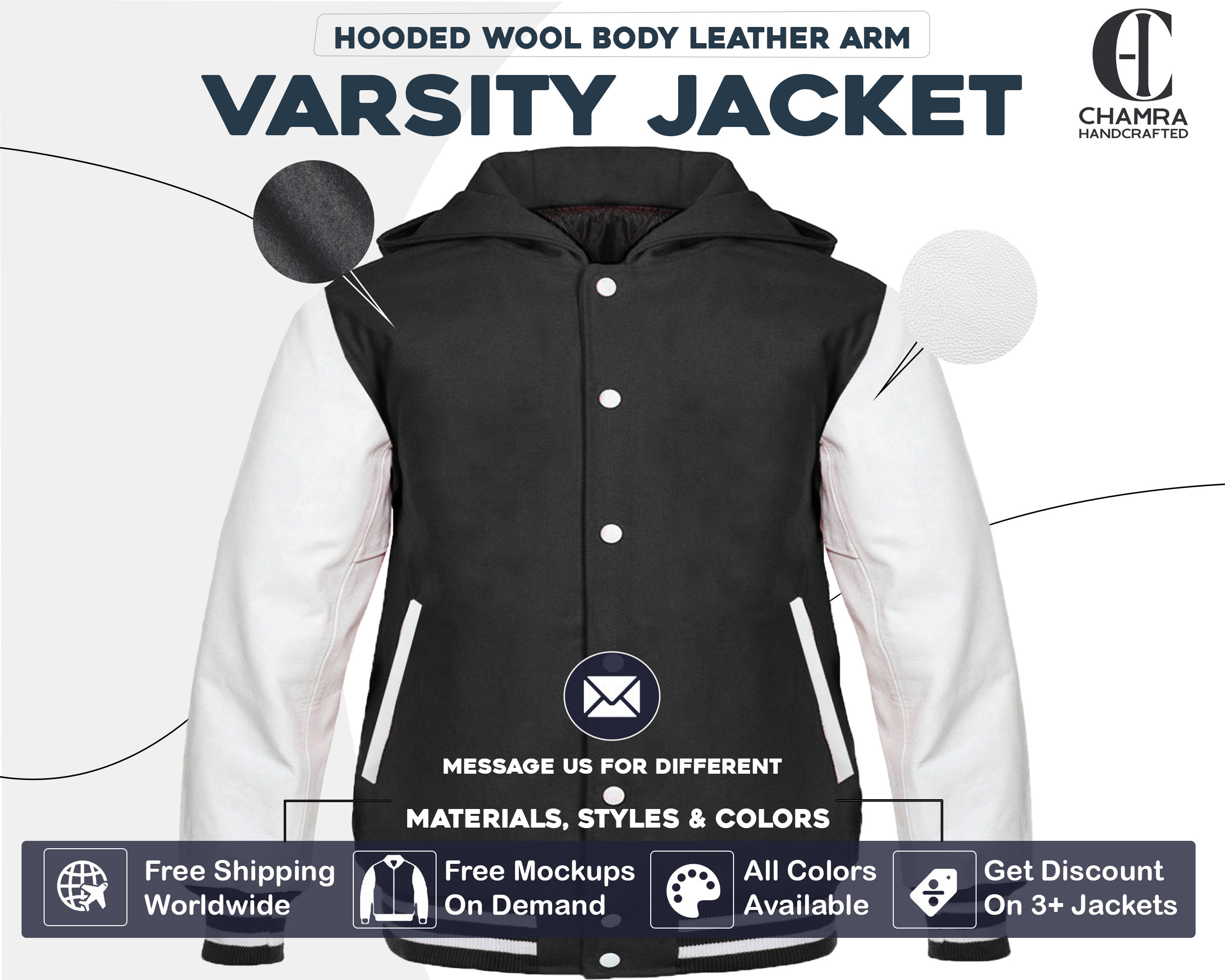 Wool Varsity Jackets For Men