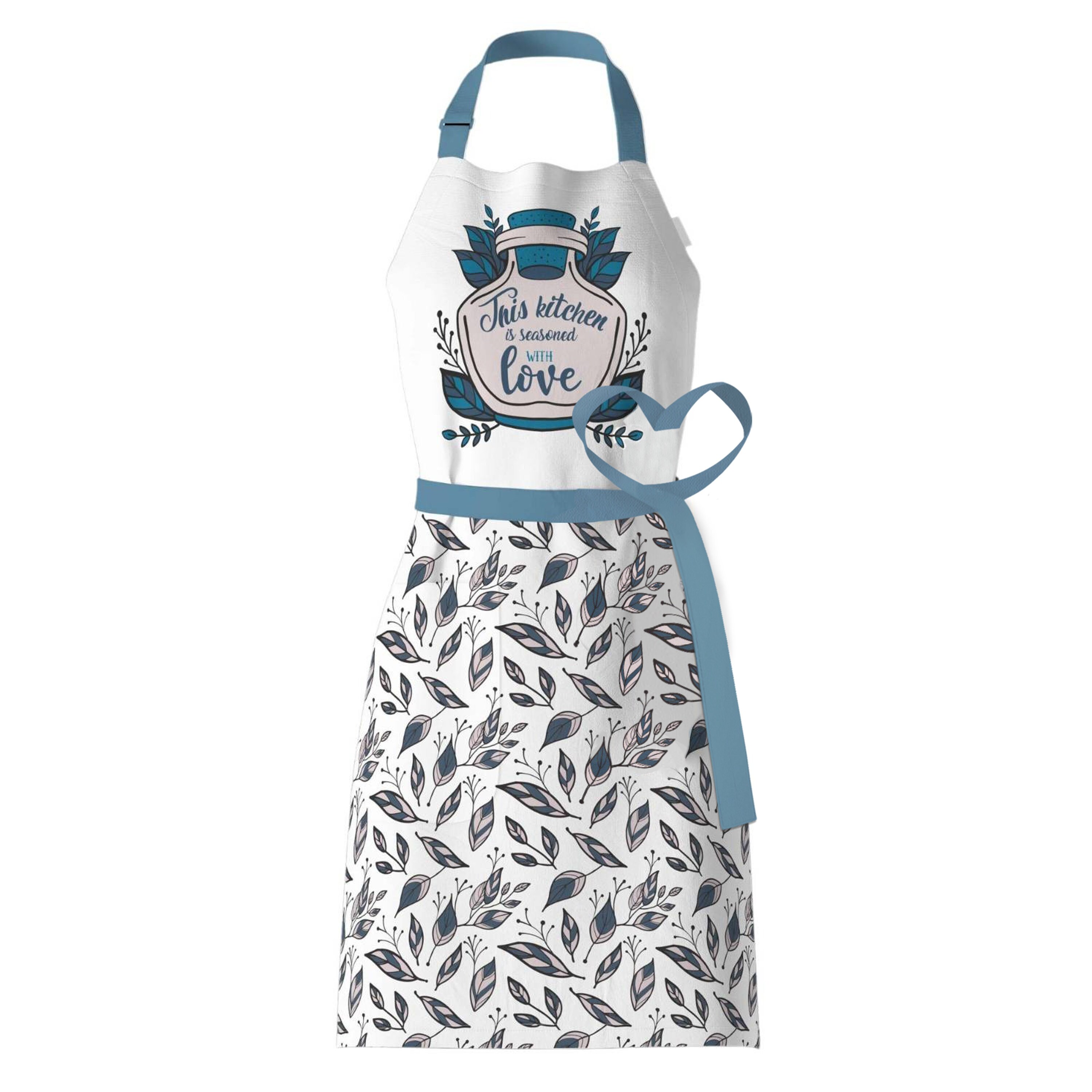 Vita Elegante Kitchen Apron Water, Oil and Stain Repellent Soft on Skin ...