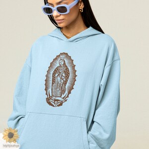 Guadalupe Hoodie, Virgen De Guadalupe Sweatshirt Hoodie, La Guadalupana