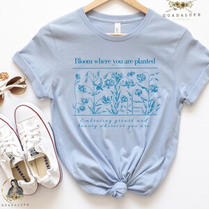 Boho Botanical Shirt, Fall T-Shirt, Women Floral Shirt, Botanical T-shirt, Thankful Grateful Shirt, Blessed Mom Shirt, Festival Fall Tee