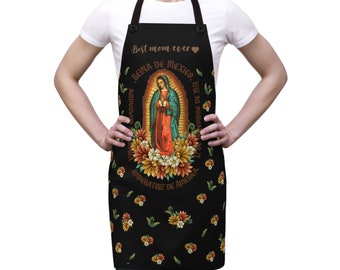 Vom Glauben inspirierte Accessoires Einzigartige Geschenke, Guadalupe-Schürze, Sentimentale Geschenke für Marian Devotion, Devotionalie Trendy Religiöse Geschenke