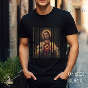 Vintage Style Sagrado Corazon de Jesus Shirt, Catholic Christian Clothing, Religious-based Tee, Devotional Christmas Gift, Church Wear
