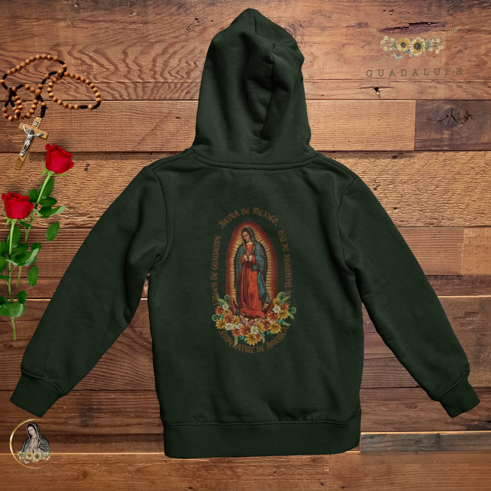 Our lady of guadalupe clearance hoodie