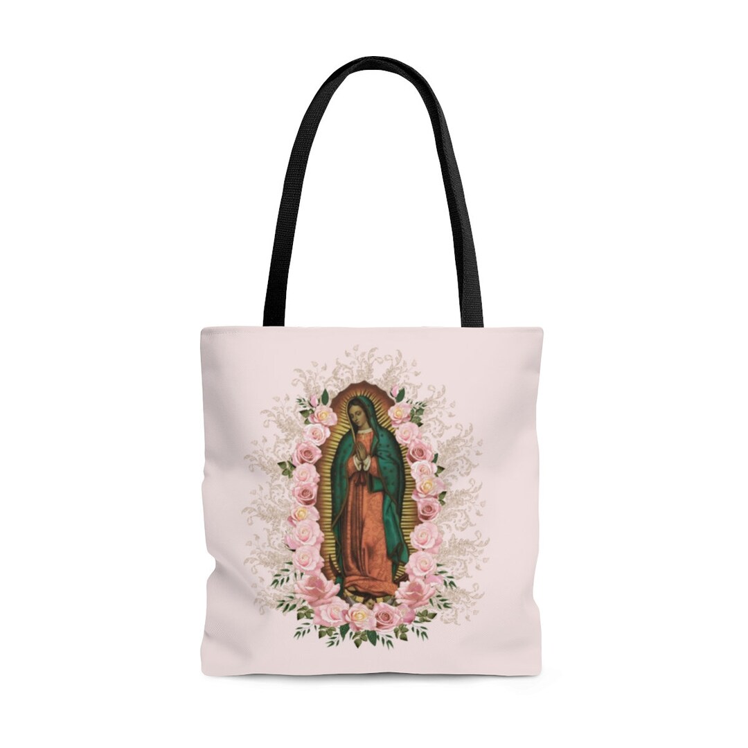 Our Lady of Guadalupe Tote Bag, Virgin Mary Aesthetic Tote Bag, Virgin ...