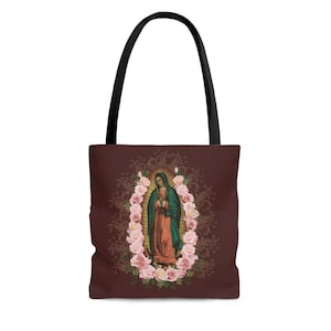 Our Lady Of Guadalupe Tragetasche, Jungfrau Maria Ästhetische Tragetasche, Jungfrau Guadalupe Umhängetasche, Katholik Geschenke