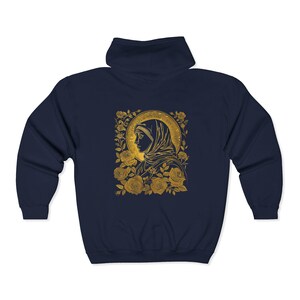 Virgin Mary Zip Up Hoodie, Catholic Faith Apparel image 16
