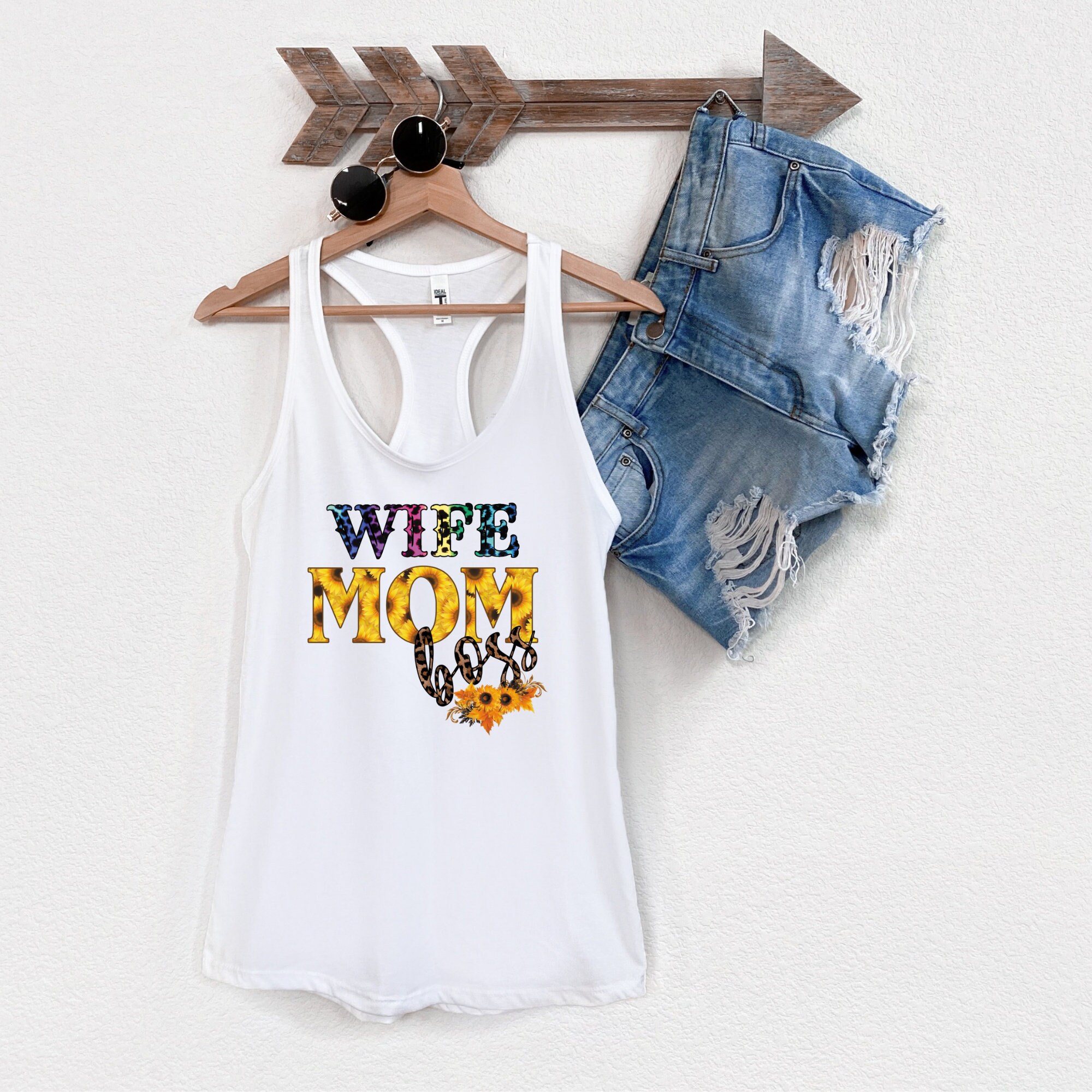 Wife Mom Boss Ladies T-shirt/Tank Top bb946f Wife Mom Boss Ladies T-shirt/Tank Top bb946f