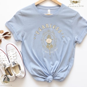 Miraculous Medal T-shirt,  Virgin Mary Tshirt, Catholic gifts for women, Catholic T-shirt, Marian Cross Shirt, Holiday Gifts Idea