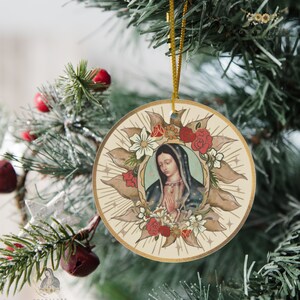 Retro Bohol Unique Gifts, Vintage Guadalupe Seasonal Home Décor Gifts, Christmas Ornament Inspire By Mexican Folk Art,