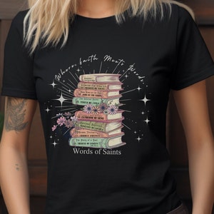 Catholic Cristian Confort Colors Shirt Book, Tshirt Religious Educators Gifts,  Catholic Gifts for Women