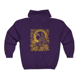 Virgin Mary Zip Up Hoodie, Catholic Faith Apparel image 17