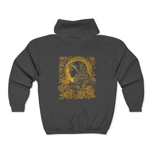 Virgin Mary Zip Up Hoodie, Catholic Faith Apparel image 10