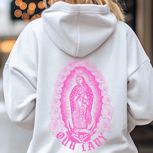 Virgen de Guadalupe Hoodie: Catholic Religious Gift