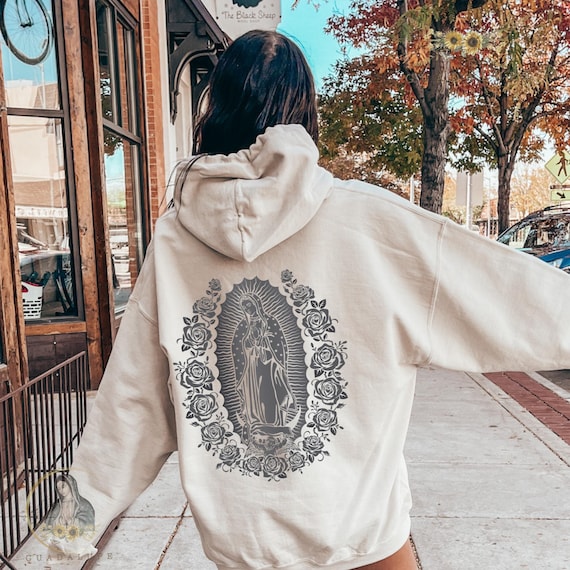 Our Lady of Guadalupe Hoodie: Catholic Virgin Mary Sweatshirt - Etsy