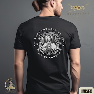 Boho Jesus Tshirt, Retro Vintage Sagrado Corazon de Jesus, Religioso Gifts, Devotional Gifts, Sentimental Gifts for Mom