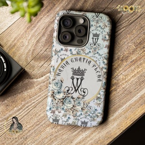 Custodia resistente per telefono Medaglia Miracolosa per iPhone 15, iPhone 15 Pro, iPhone 15+, iPhone 14, iPhone 13, Samsung Galaxy e Google Pixel