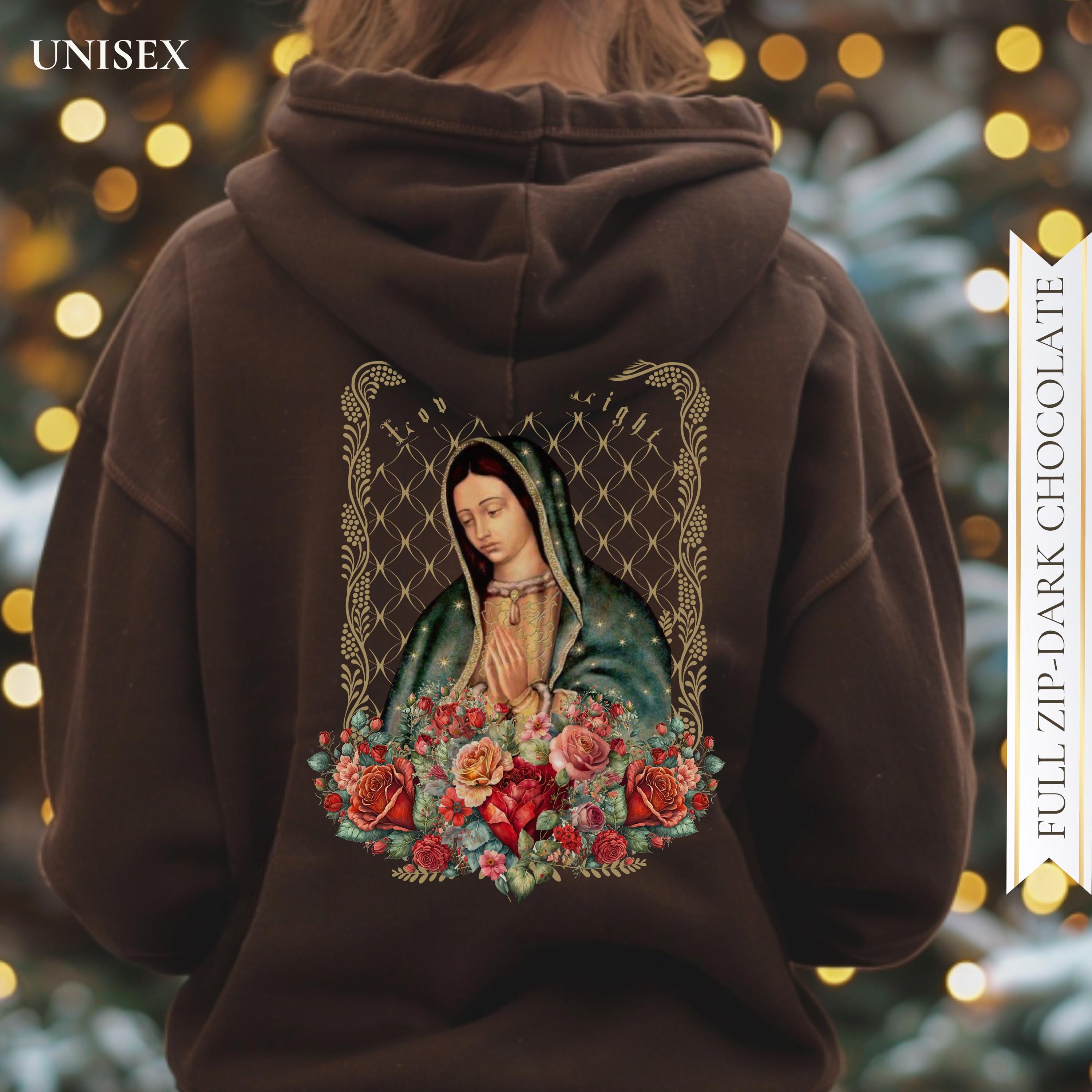 Catholic Mom Gifts, Our Lady of Guadalupe Full Zip Hoodie