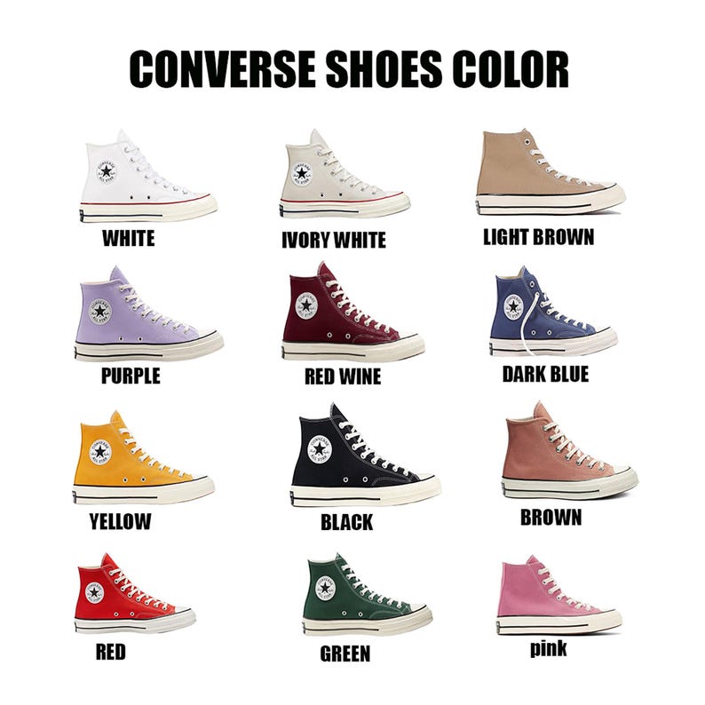 Custom Studded Black Skull Converse Chuck 70 High Tops, Handmade Punk Rock Streetwear Sneakers For Alternative Fashion Lovers image 8