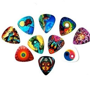 Premium Guitar Picks Meditation Package 10 medium picks in a packet image 3