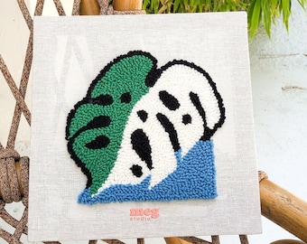 Decoración de pared con aguja perforadora, colgante de pared con aguja perforadora, decoración de pared con mechones