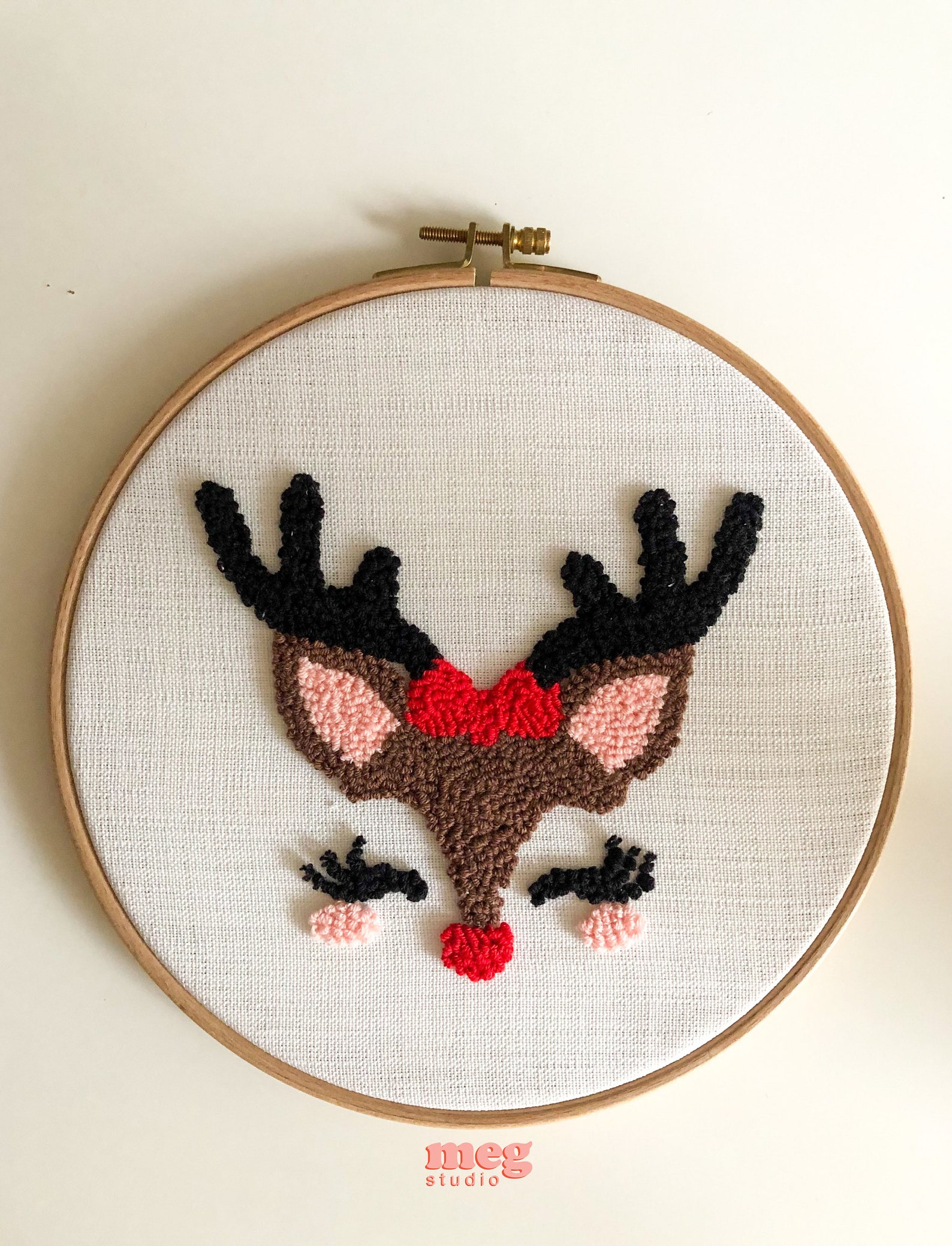 Punch Needle Mini Rug Punch Needle Wall Hanging Punch Needle Etsy