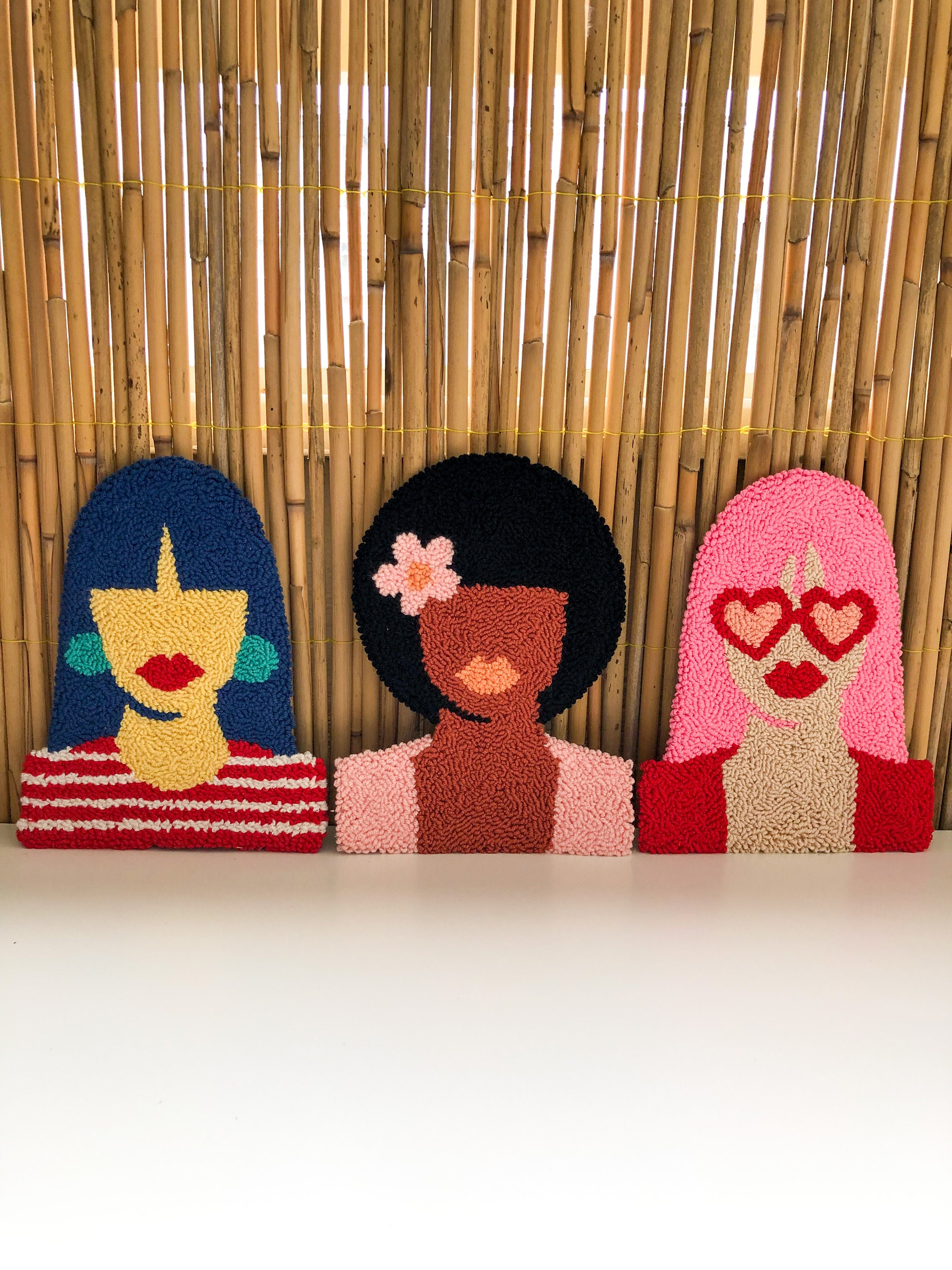 Punch Needle Wall Decor Punch Needle Wall Hanging Tufted Etsy Canada