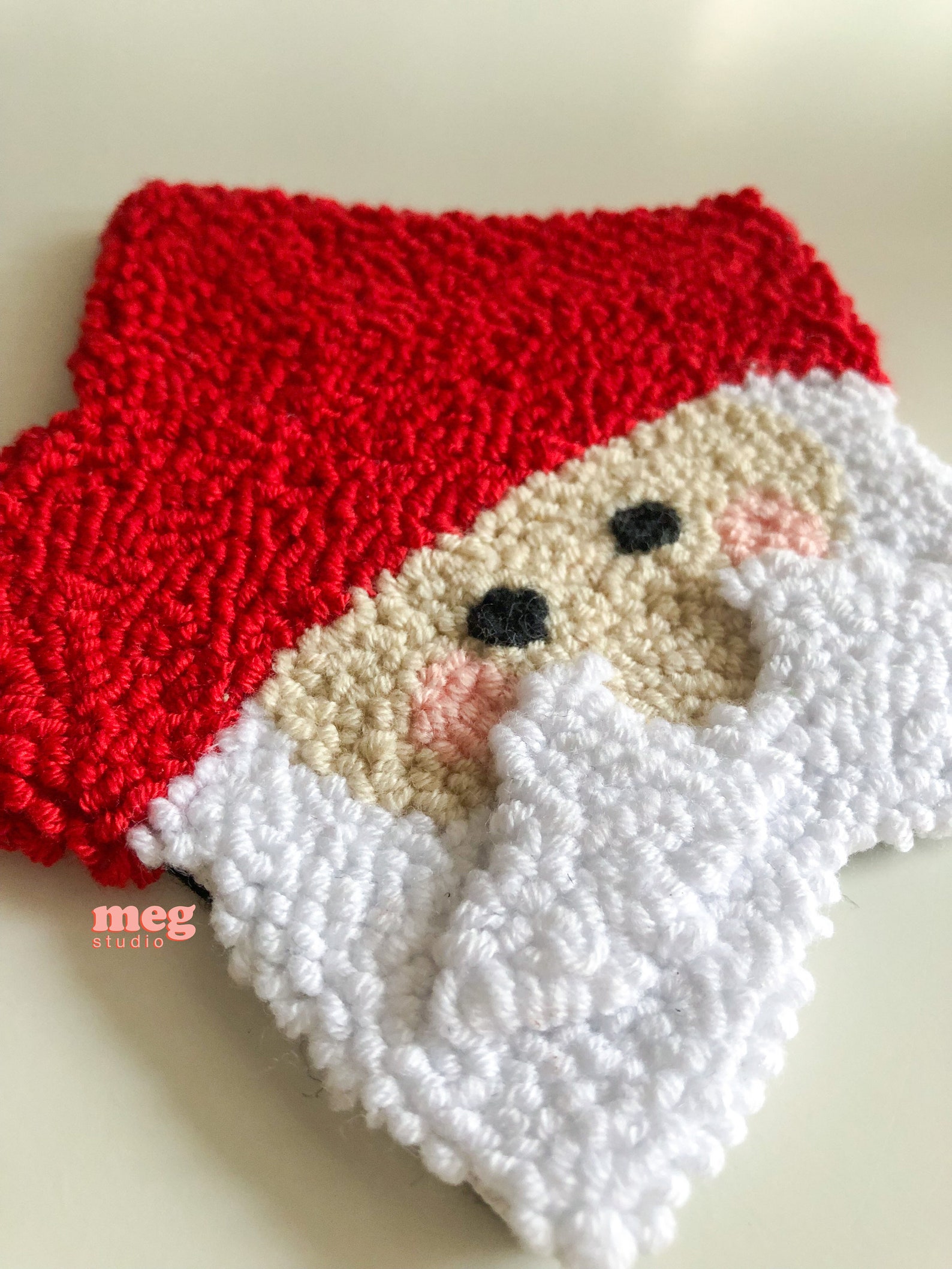 Punch Needle Mini Rug Punch Needle Wall Hanging Punch Needle Etsy