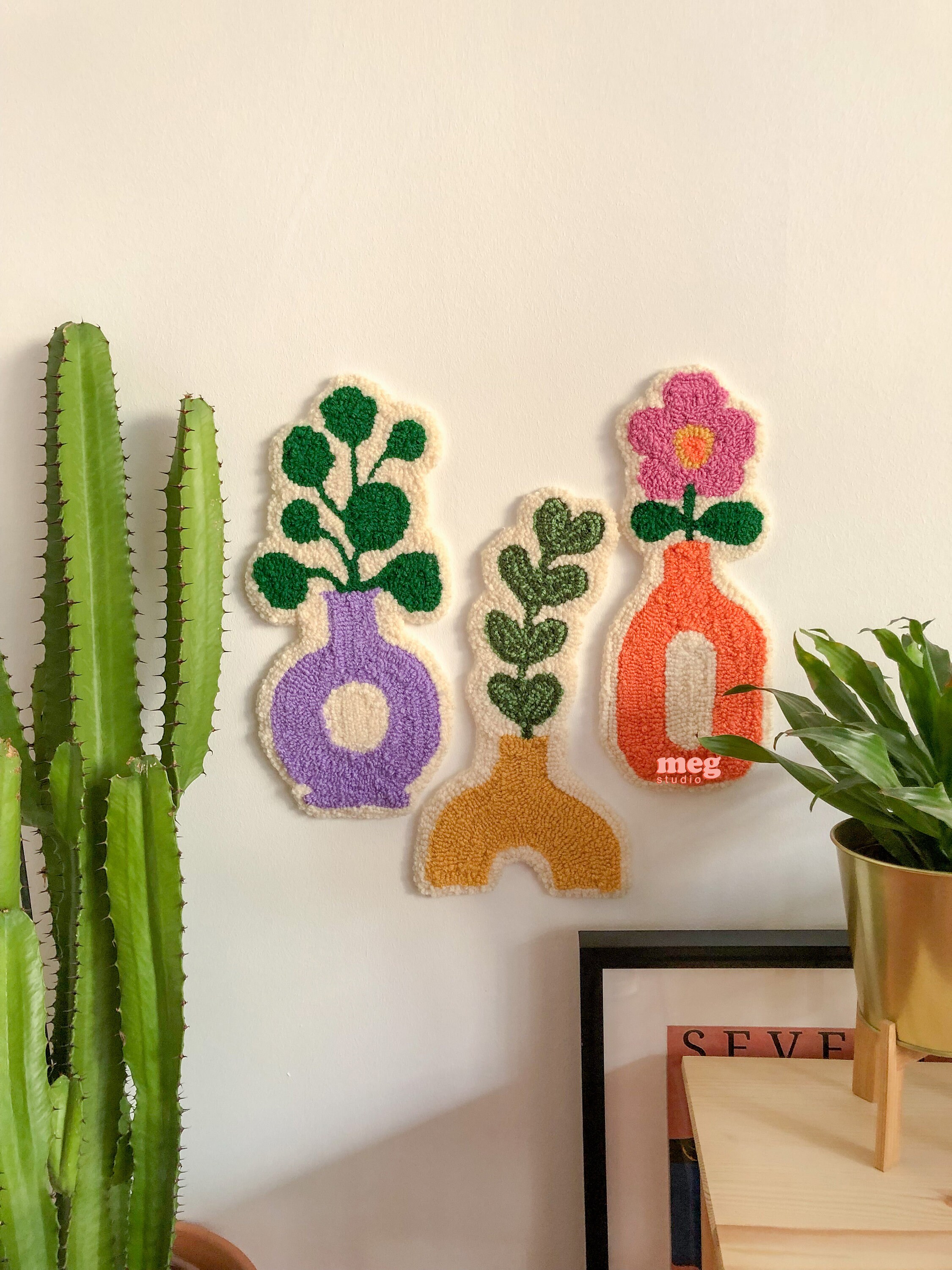 Tufted Wall Hanging Tufted Wall Decor Mother's Day Gift Etsy