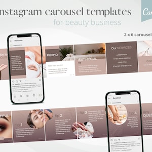 Instagram Carousel Template, Instagram for Business, Carousel Templates, Instagram for Coach, Carousel Posts, Female Entrepreneur