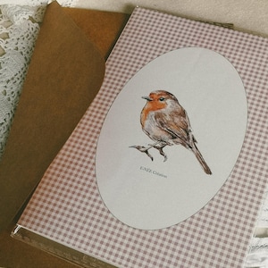 carte cottage, carte cadeaux, sticker, illustration, carte diy, personnalisation, carte naissance, carte oiseau