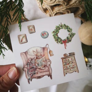 Lot Décoration De Noël Vintage - Verre, Divers Ornements, état D'usage