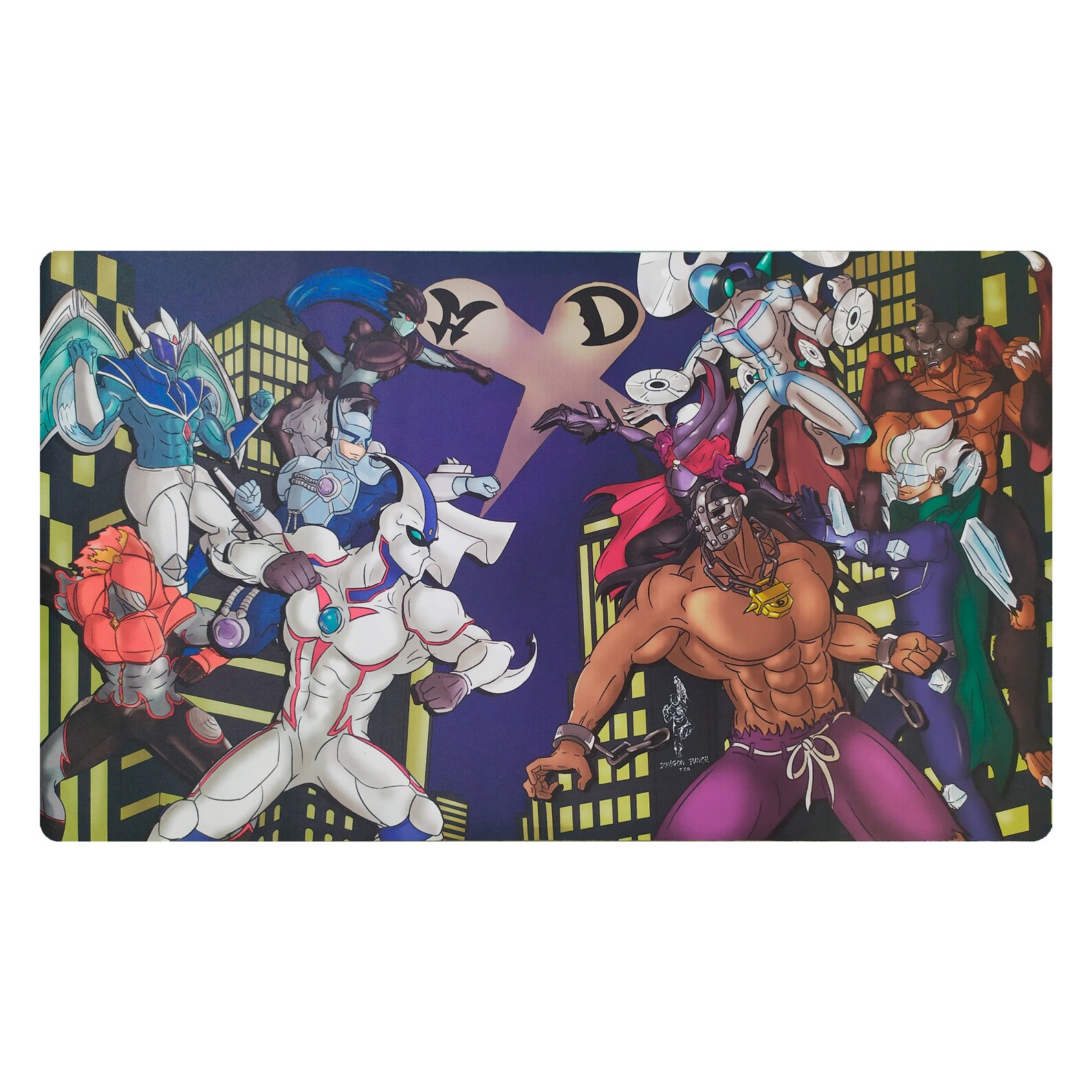 Playmat Elemental Hero Vs. Destiny Hero Etsy