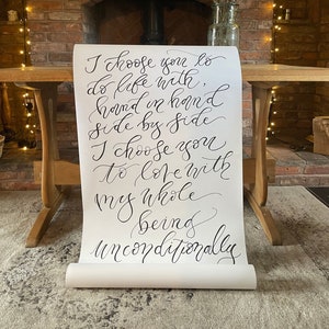 Banner di matrimonio in carta calligrafica personalizzata/fondale per matrimonio/fondale per celebrazione