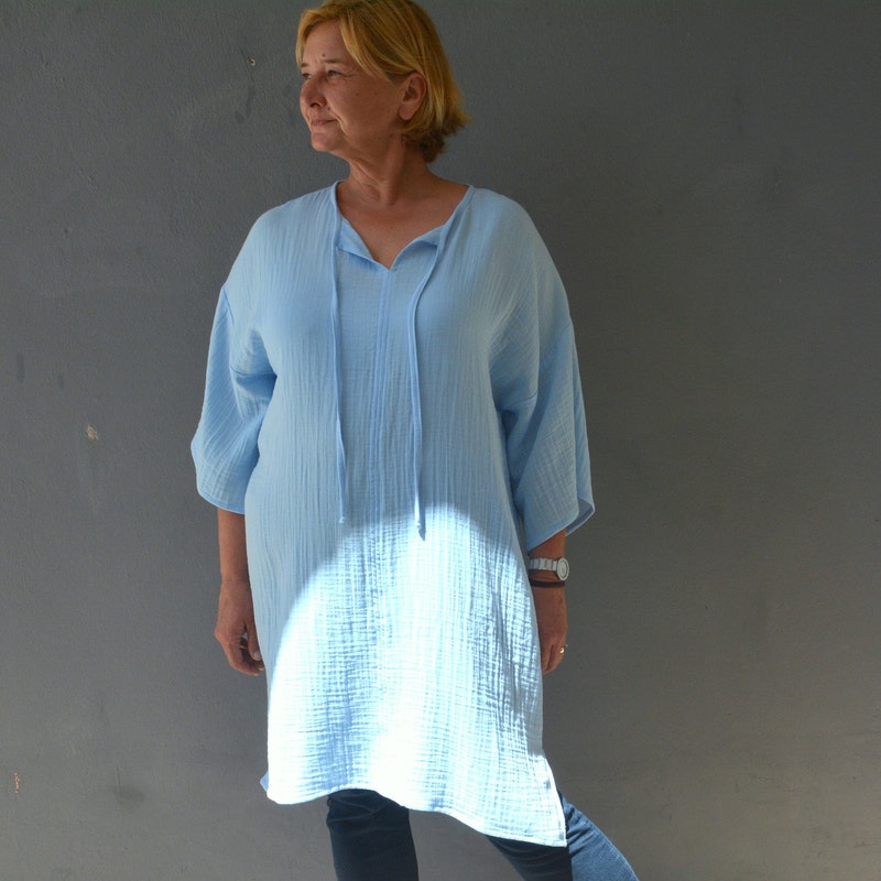 Bohemian Gauze Tunic Top