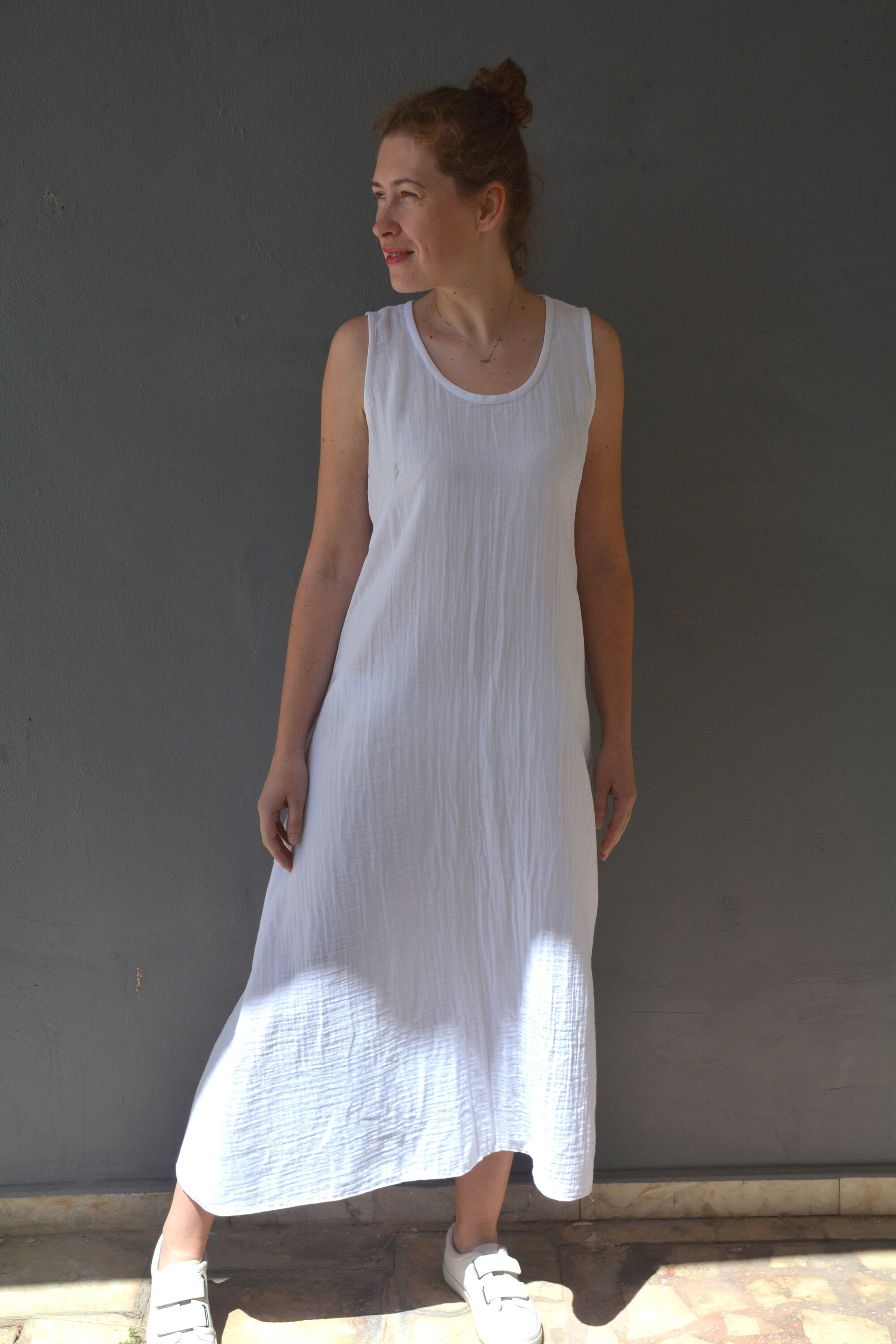 white gauze beach dress Faherty Women's Dune Cotton Gauze Oceana Dress