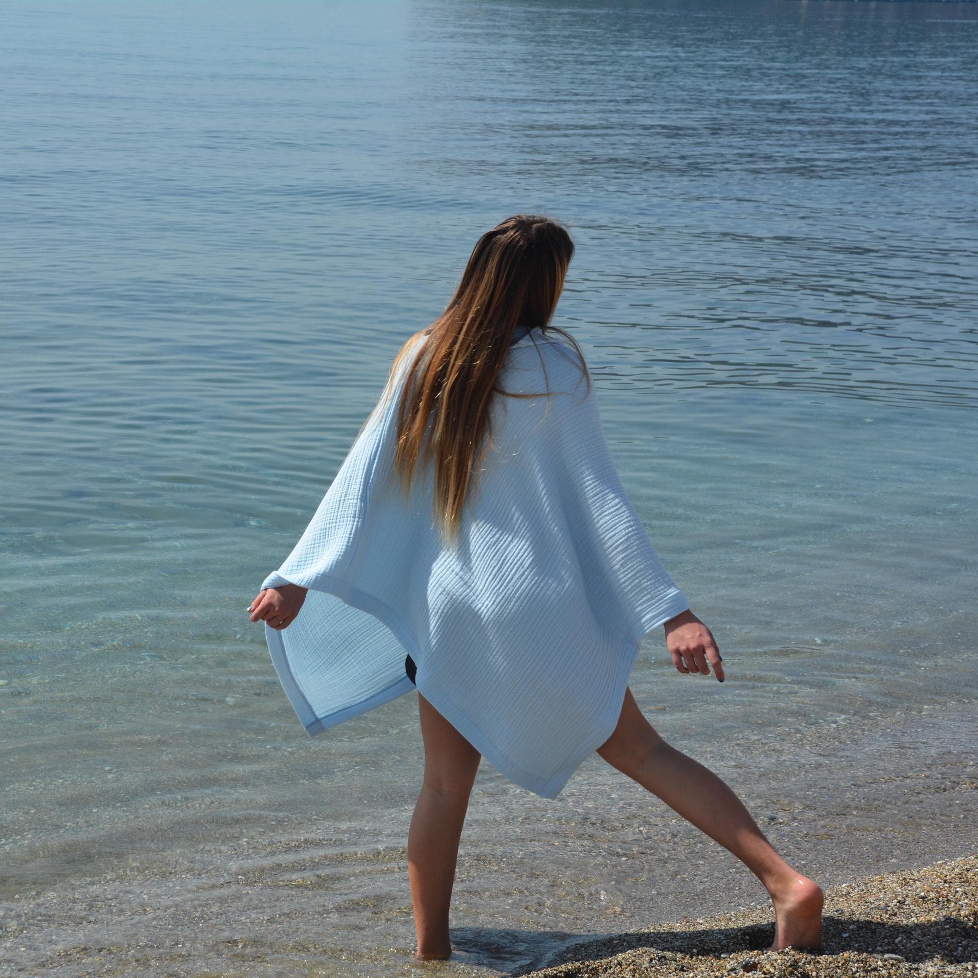 gauzy beach mini dress coverup 'Isla' Cover Mini Dress