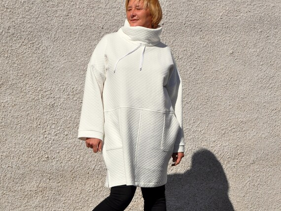 Plus size deals sweatshirt dress