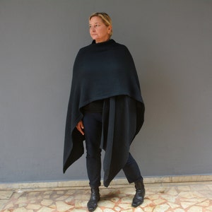 Double gauze wearable blanket, Poncho shawl for women, Muslin wrap